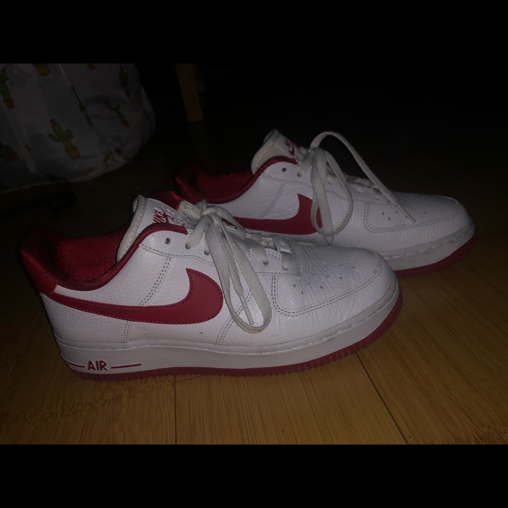 Nike Air Force 1’s Red Swoosh